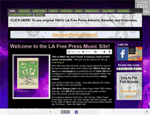 Tablet Screenshot of lafpmusic.com